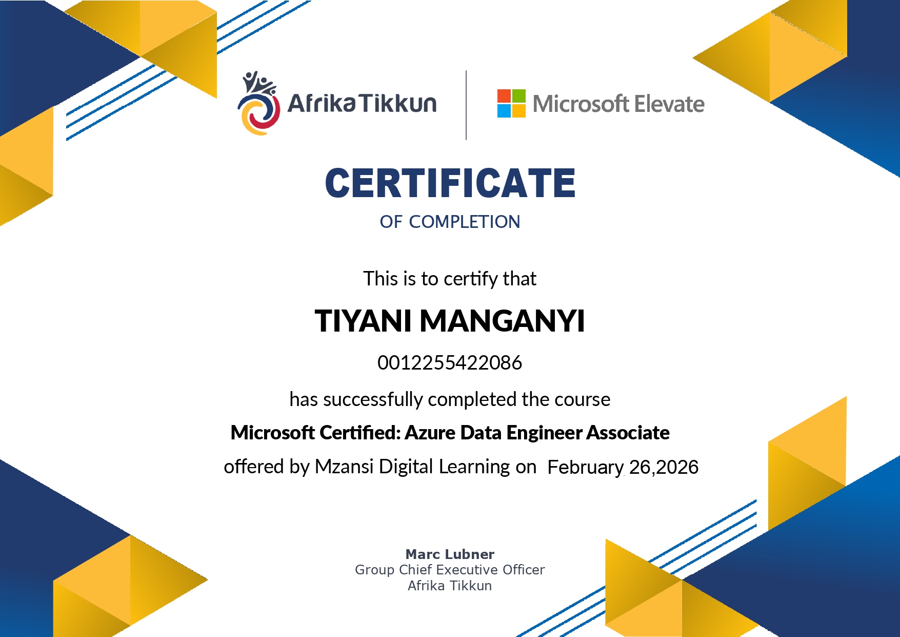 Azure Data Engineer
